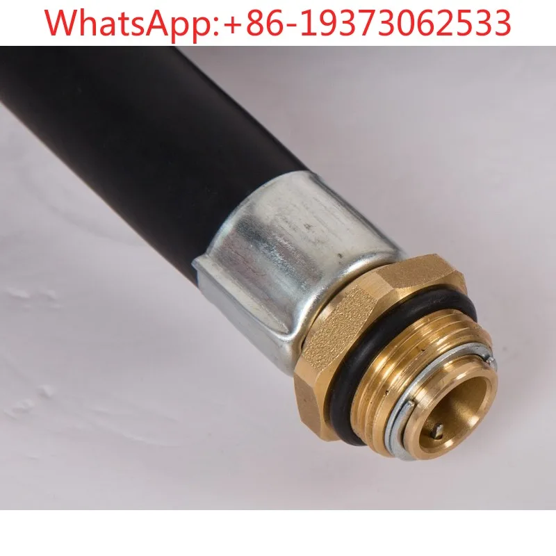 Tanker Hose in And Out of YouTube 6 Minutes 1 Inch Transparent Black Steel Wire Pipe Oil-resistant and Wear-resistant Hose