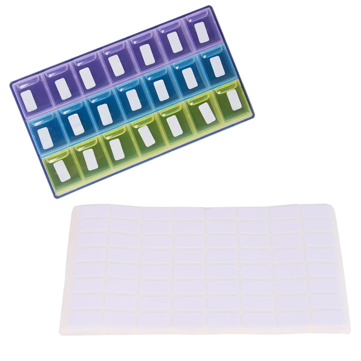 50 Sheets Self Adhesive Name Label Practical Not Easily Deformed Torn Fall Background Writable