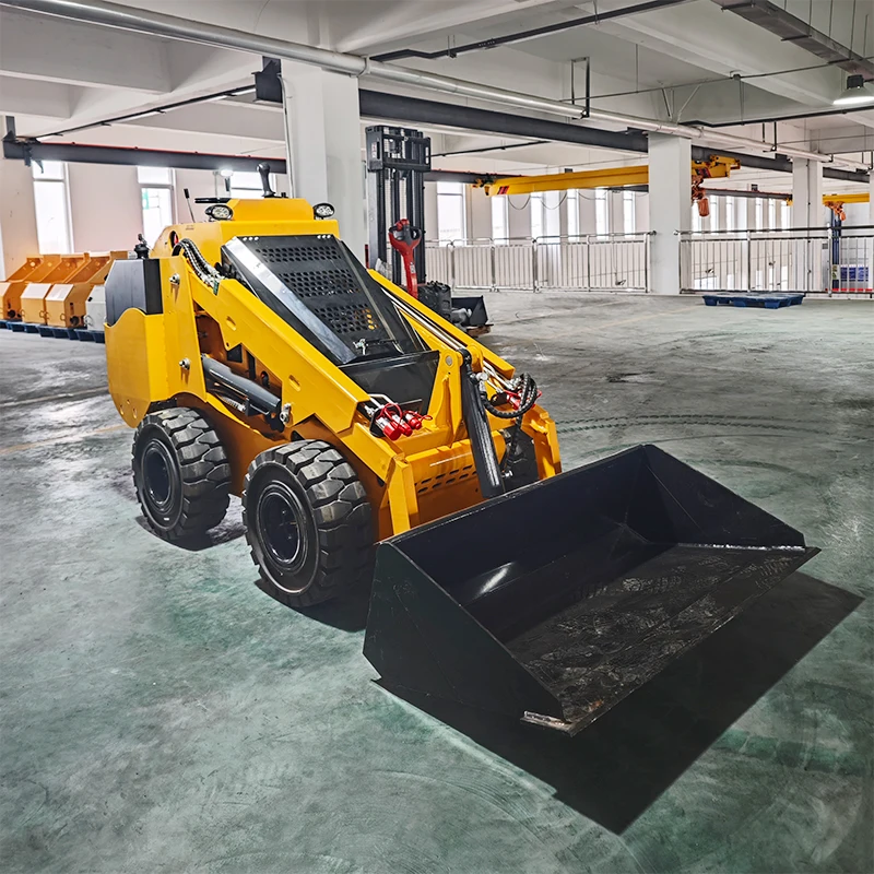 

High-Efficiency Wheel Skid Steer Loader | Quick-Attach System Changes Tools in Minutes for Multi-Tasking|Customized