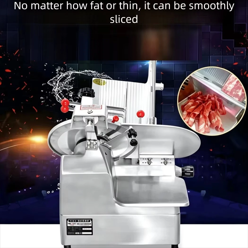 Beef Roll Slicer Commercial Frozen Meat Cutting Machine Automatic Slicer for Butchery Restaurant Catering Use