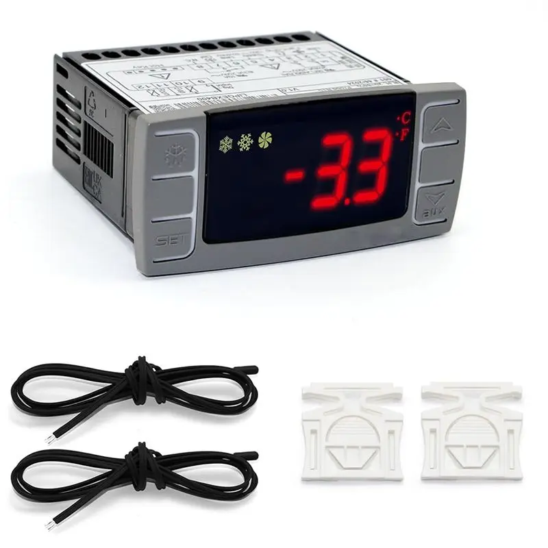 Happy New- Fit For XR06CX-4N1F1 Temperature Controllers 120V/50-60Hz Programmable Digital Thermostat Fit For Commercial Freezer