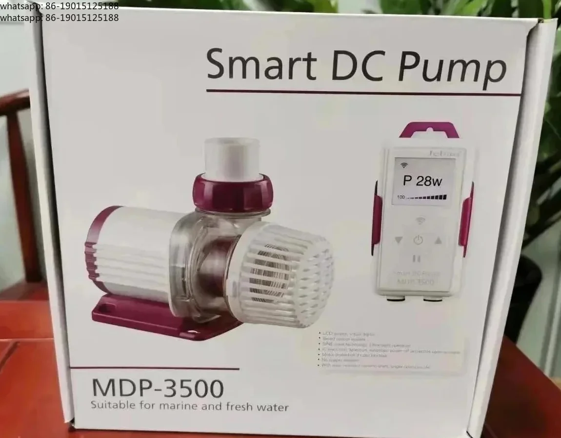 New LCD display with WiFi control MDP-10000 fish tank aquarium water oxygen pump DC 24V 80W 10000L/H