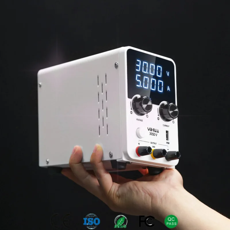 

Регулируемый источник питания постоянного тока 30В 5А 180Вт, переменного напряжения, с быстрой зарядкой USB для электронной лаборатории