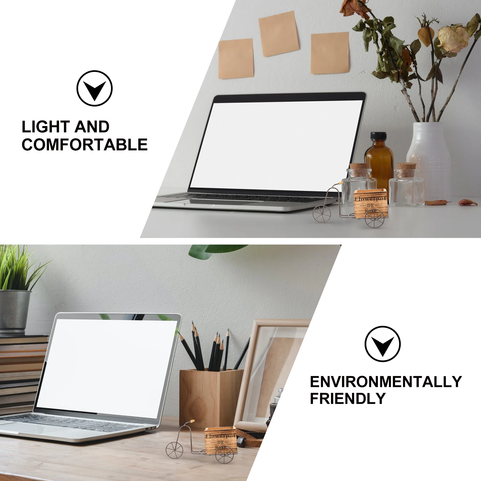 

Bicycle Stand Decor Bike Plant Rack Iron Wood nament Flowerpot Holder Creative Home Office Vase Eco Friendly Warm