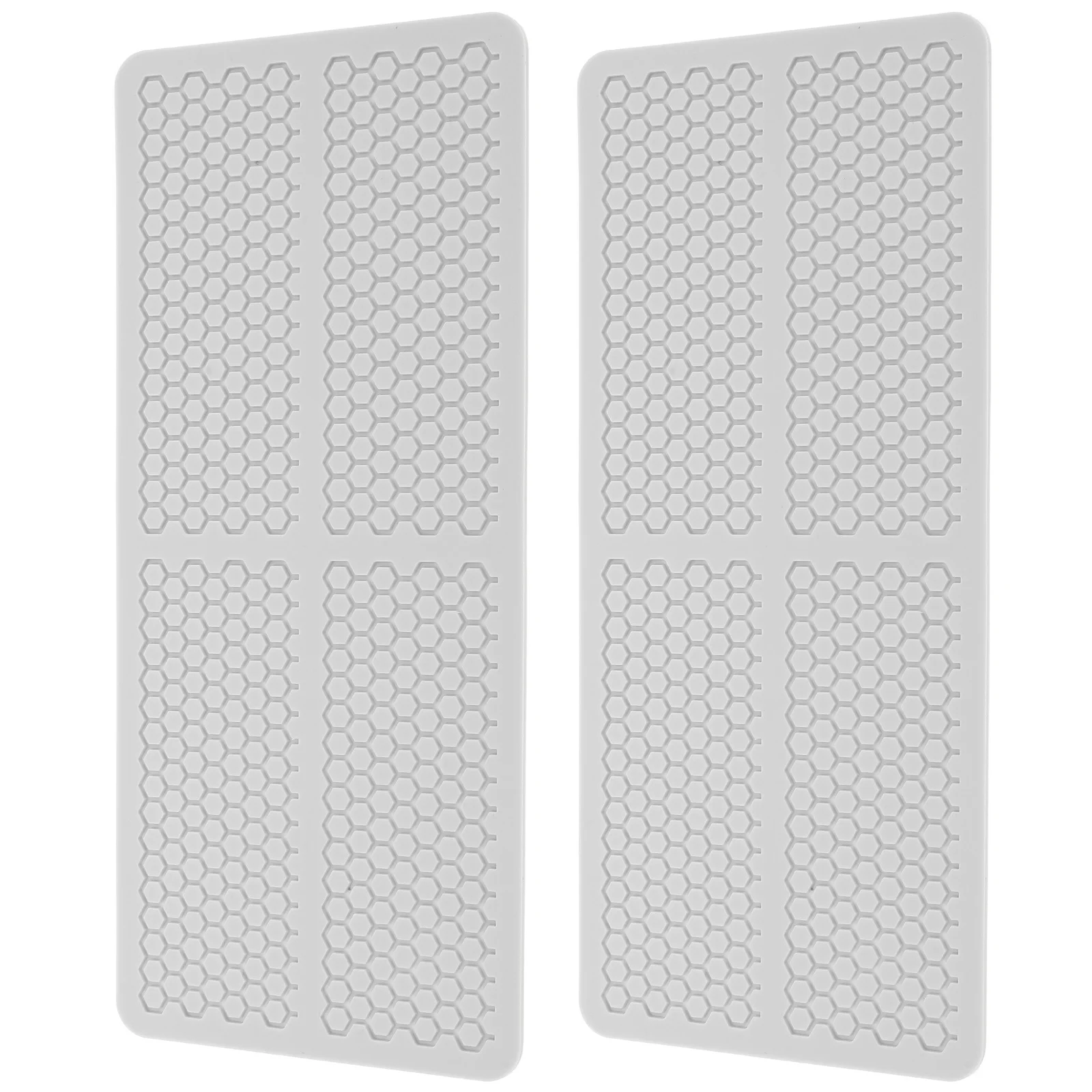 

2 Pcs Baking Fondant Molds Cupcake Decorations Moulds Dessert Chocolate 3d Decorating White