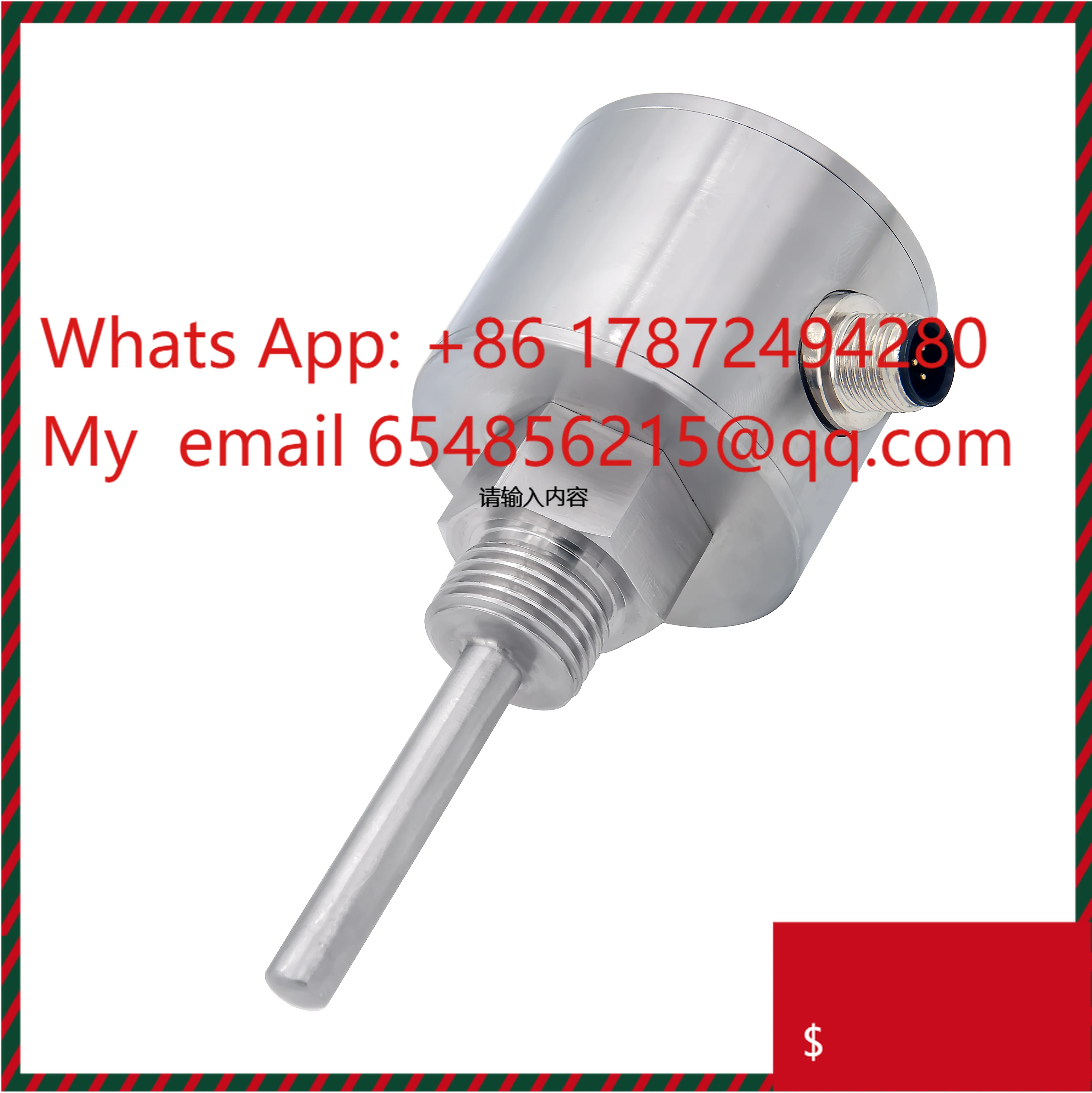 Thermal Flow Switch IP67 Relay Output LED Display Custom OEM Options Stainless Steel Water Air Applications