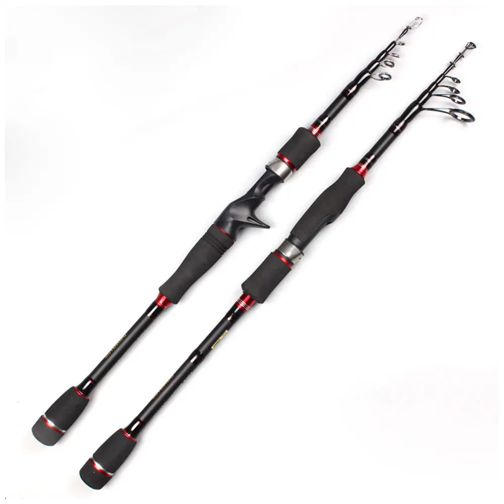 

Portable Travel Fishing Spinning Pole Casting Telescopic Fishing Rod Carbon Fiber 1.95m 2.1m 2.4m 2.7m Mini Telescopic Pole
