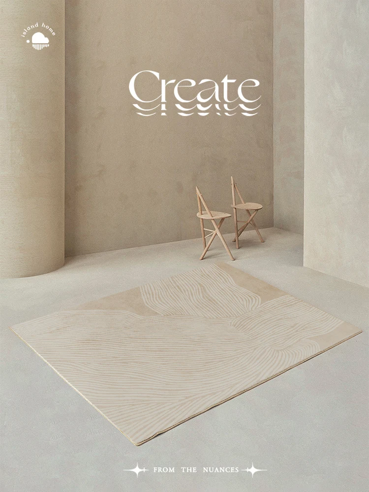 Tapete sala de estar mesa de café cobertor quarto