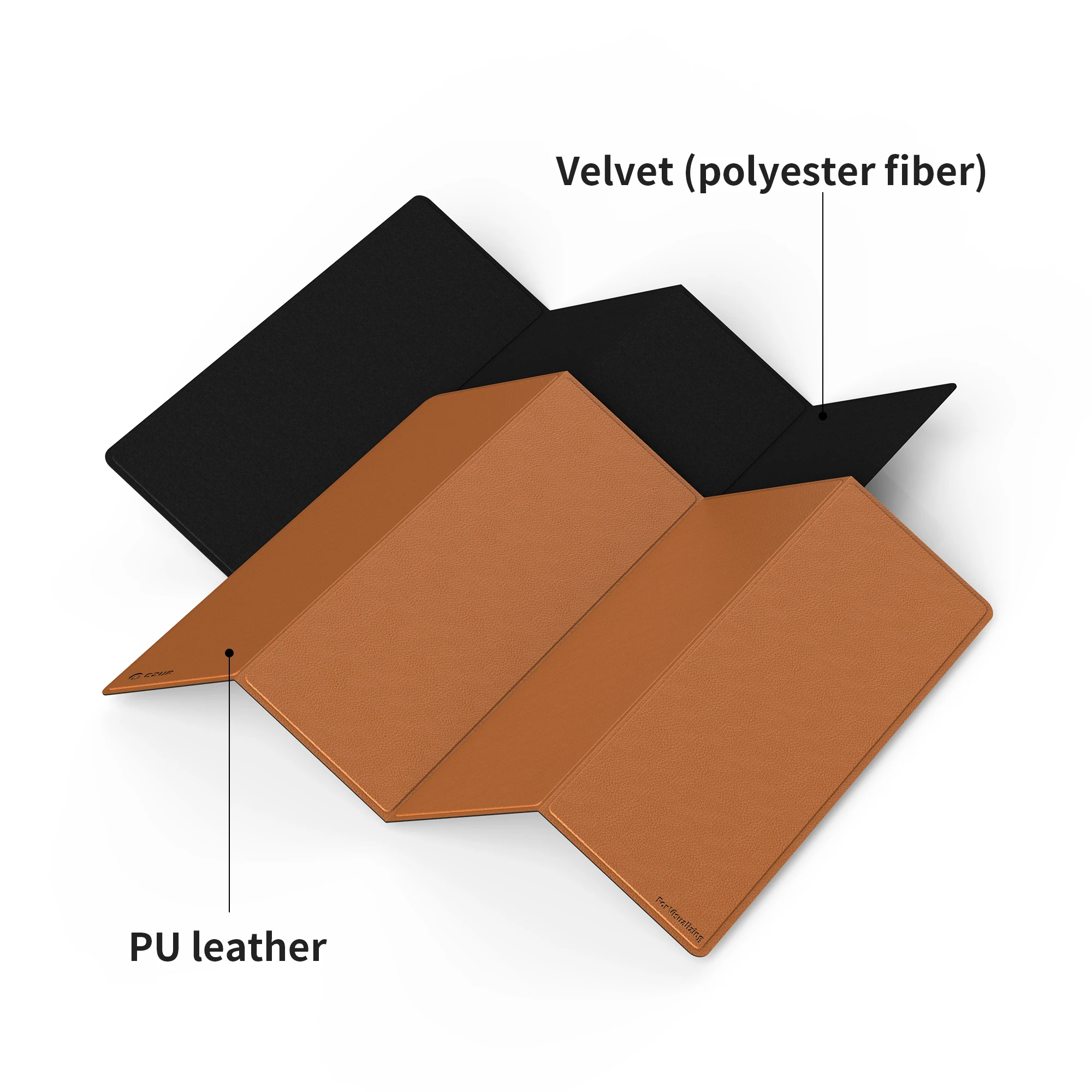 Imagem -06 - Czur-tapete de Digitalização Dupla Face Suporte Dobrável para Visualizador Material pu e Veludo Tamanho a3 Fancy s Pro