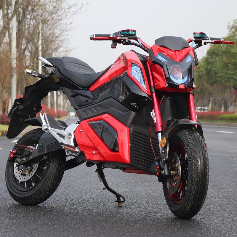 

New M5 72V 3000W Chopper Electric Motorcycles Scooters 80Km/H Electric Off-road Motorbikes for Adults