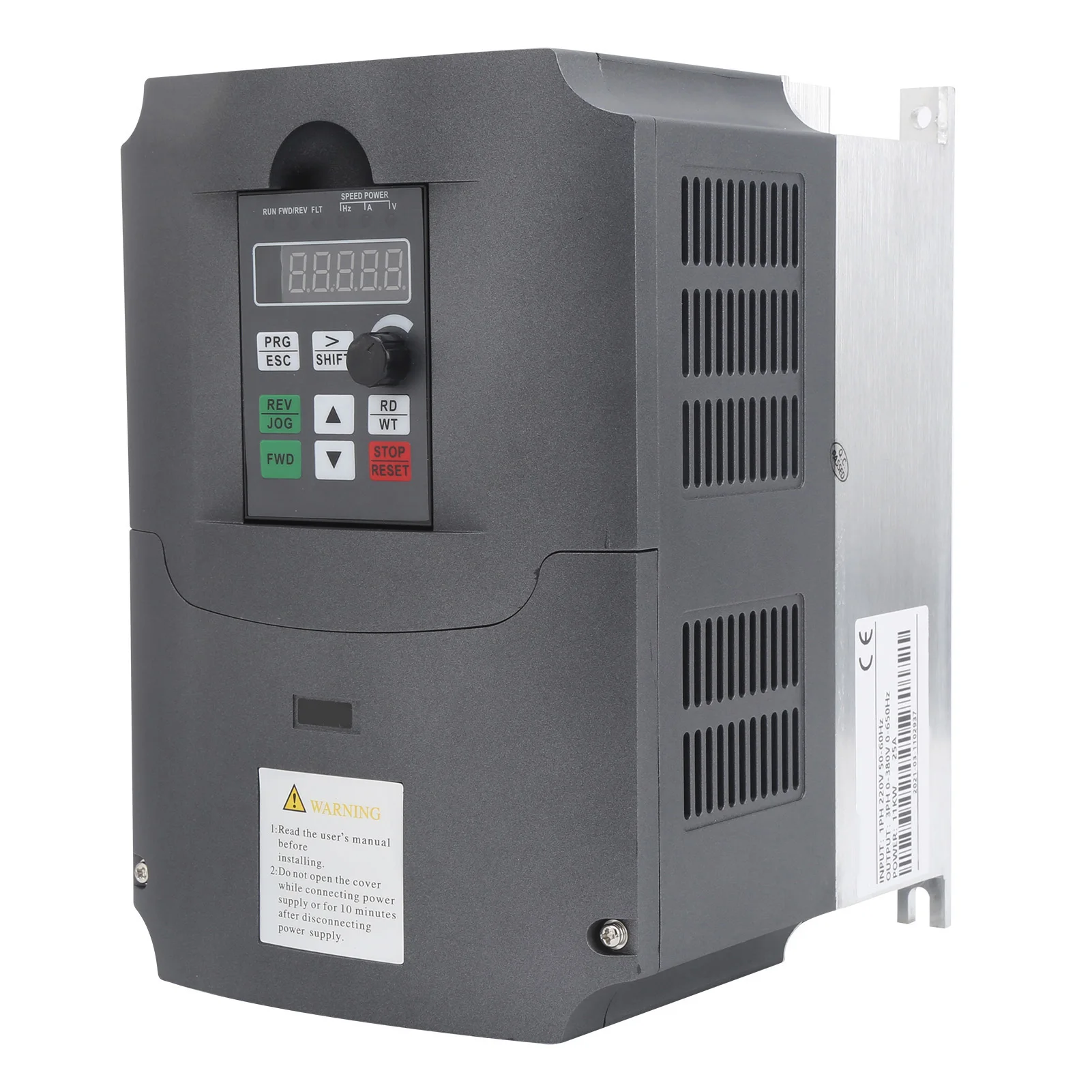 AC Drive Variable Frequency Drive 220v to 380v 3‑Phase Motor Speed Controller 11kw 15HP Power Control Device Speed Controller