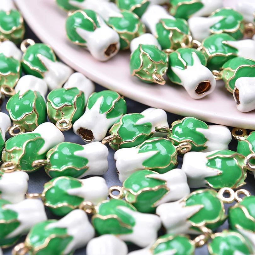 5pcs Cute Fruit Charm Pendants for DIY Jewellery Making
