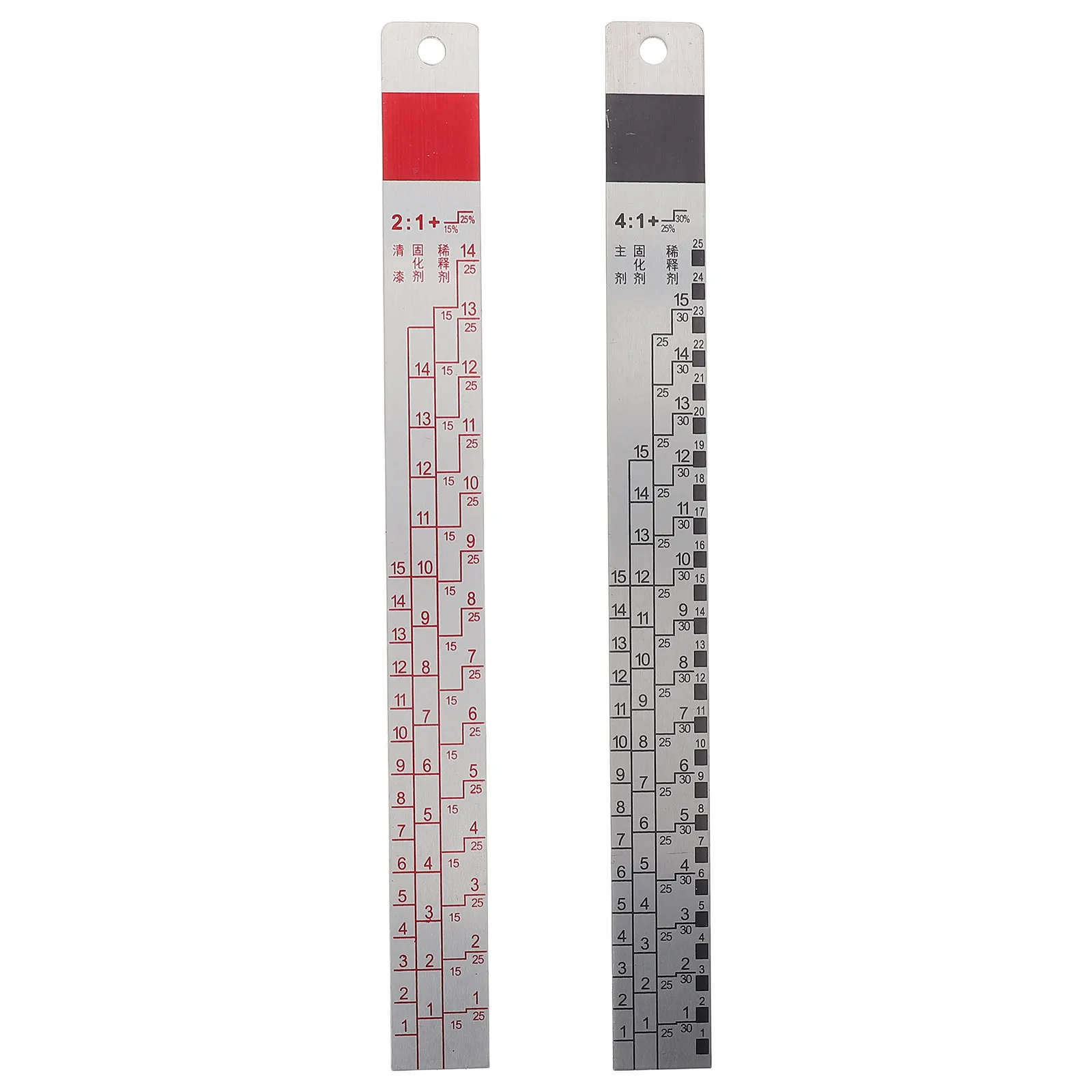 

Stainless Steel Car Paint Mixing Ruler Precision Measuring Scale Tool For Auto Painting Stirring Stick Epoxy Resin Paddle