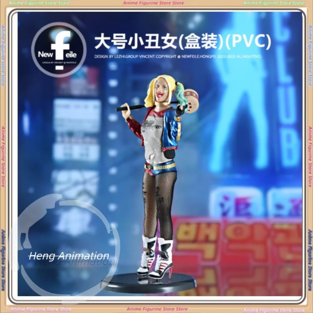 Task Force X 7 pulgadas Suicide Squad Joker mujer Harley Quinn villano medias negras reales marioneta de mano modelo adornos