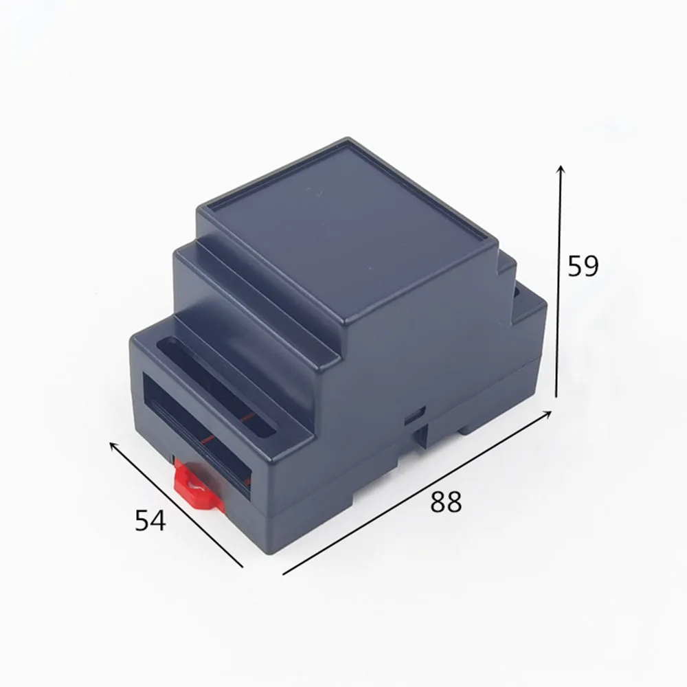 1pc PLC 88X59X54mm ABS Instrument Plastic Housing Shell Box Controller Electronic Monitor Project Case Module Circut Distributor