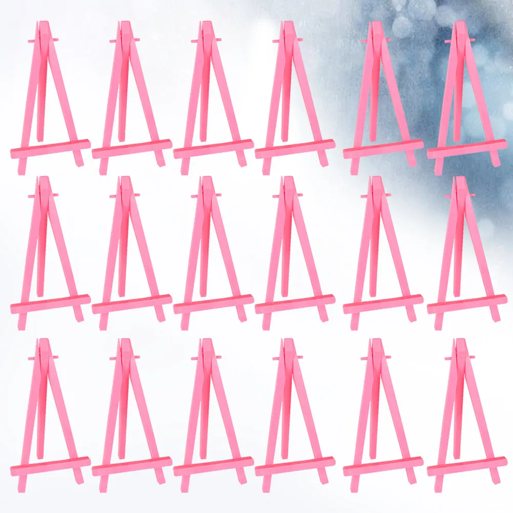 30 pcs Art Easel Stand Painting Halloween Christmas New Year Art Display Easel Mobile Phone Stand Mini Phone Stand Triangle