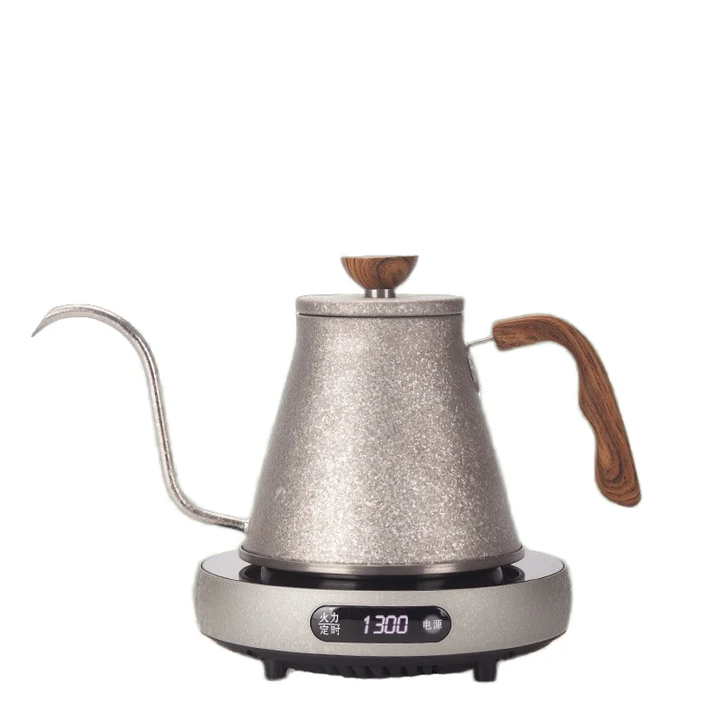 

High-end household pure titanium durable pour pot thickened base coffee machine with temperature control long and thin spout