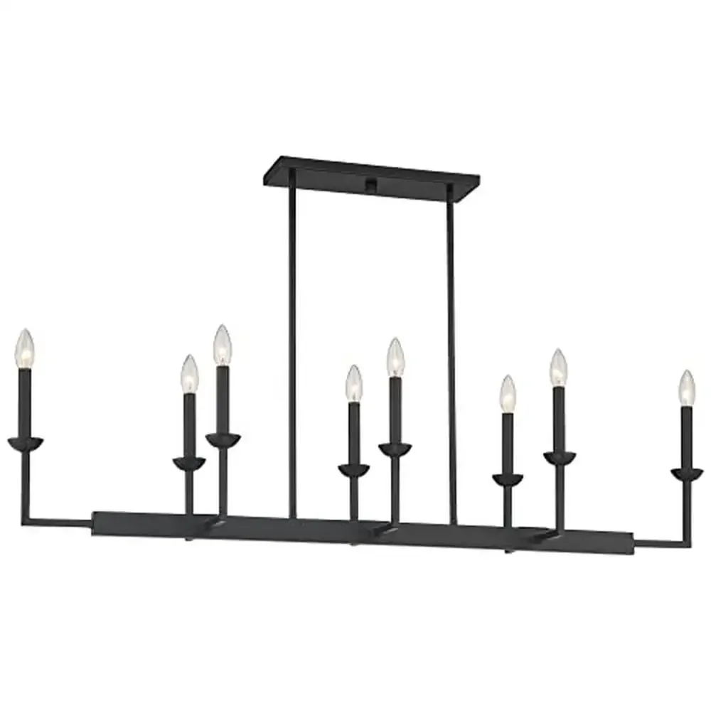 Black Traditional Trestle Chandelier 50