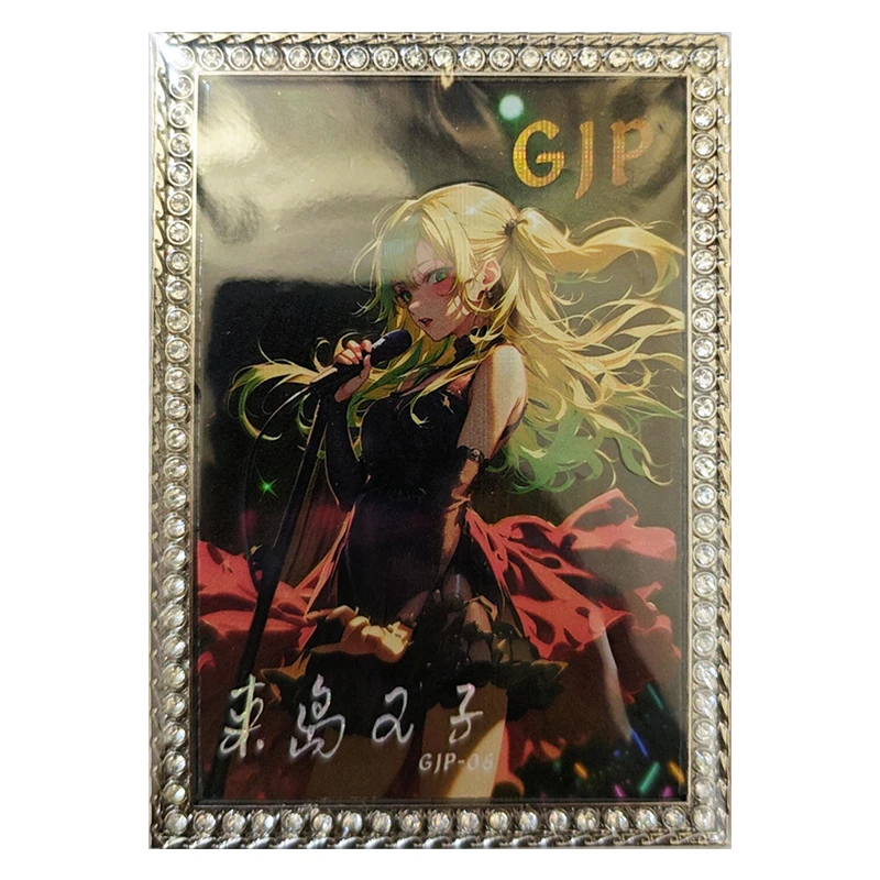 Anime GINTAMA Rare EMP GJP Refraction Game Collectible Cards Sakata Gintoki Kagura Kijima Matako Toys for boys Birthday Present