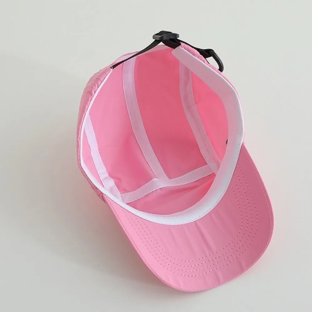 

New Breathable Baby Sun Hat Adjustable Solid Color Beach Cap Quick Dry Duck Tongue Toddler Visor Baseball Cap Summer