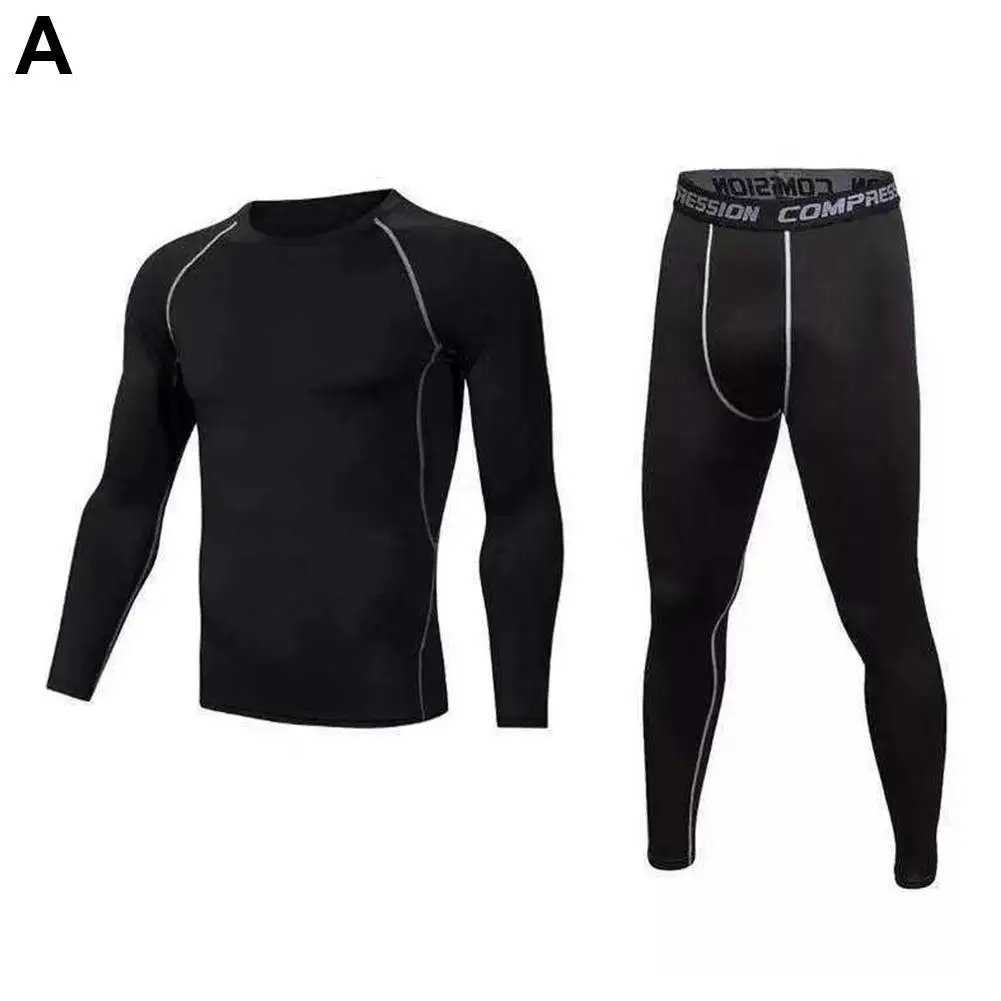 Kids\' Sportswear Thermal Underwear Baby Quick Drying Clothes Soccer Compression Kids Sportswear Clothing Basketball Boy Y7F0