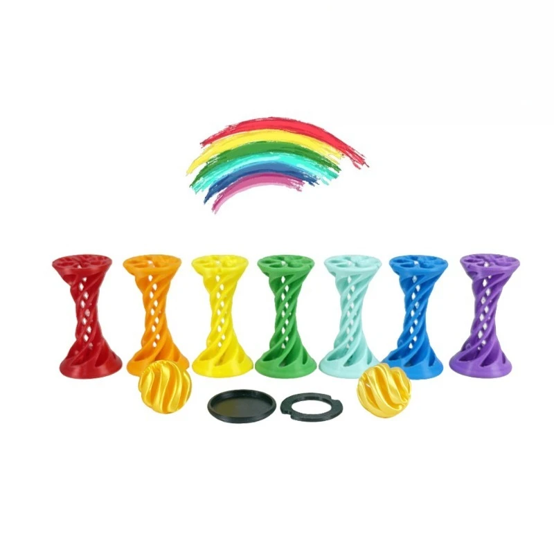

Spiral toy decompression three-dimensional ejection