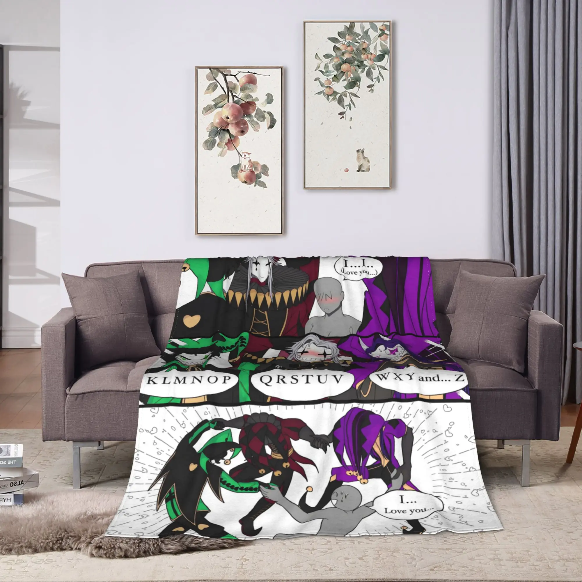 The Freak Circus Flannel Blanket  Warm Throw Blanket for Couch Bed Airplane Travel Fashion Bedspread Sofa Bed Cover