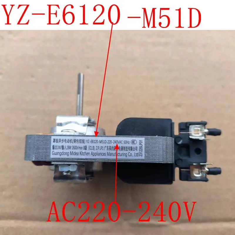 Dla mediów kuchenka mikrofalowa silnik wentylatora chłodzącego MDT-10CEF / YZ-E6120-W51D 220-240V 18W części zamienne do kuchenki mikrofalowej