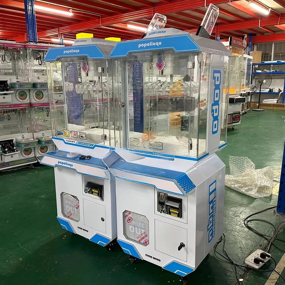 

Coin Operated Rabbit Clamp Prize Commercial Crane Toy Claw Machine for Sale