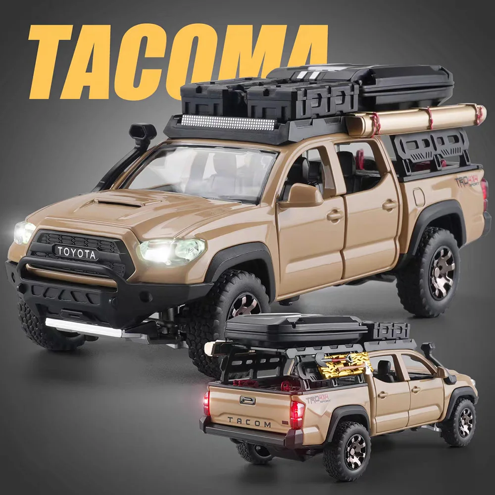 1:32スケール タコマ RAM マムモス 6x6 車モデル おもちゃ ホイールプルバック ミニチュアSUV ドア開閉 オフロード車 教育玩具