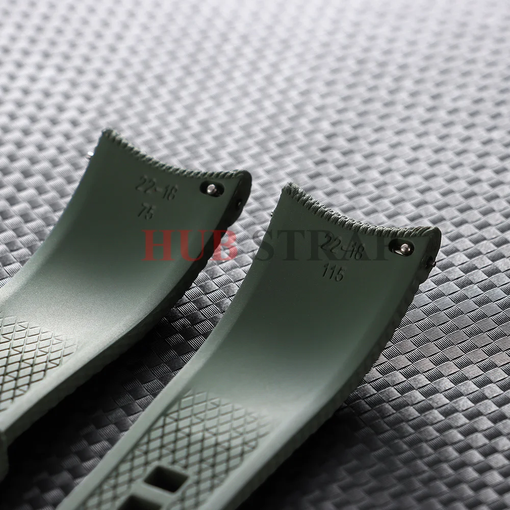 FKM Rubber Watch Strap 20/21/22mmCurved End Quick Release Silicone Watchband for Longines for Seiko Swordfish for Rolex Bracelet