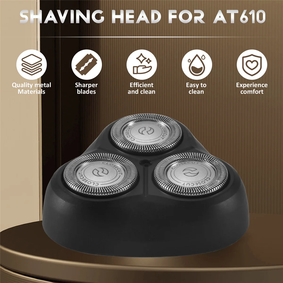 電気シェーバーヘッドフィリップス対応の,交換用シェーバー,ブレードアクセサリー,ライト,at610,at620,ft618,ft658,ft688,ft600