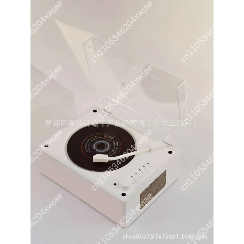 Retro Portable Bluetooth CD Player with Album Display, Wireless Audio Music Player as Birthday Gift and Home Decor view 6