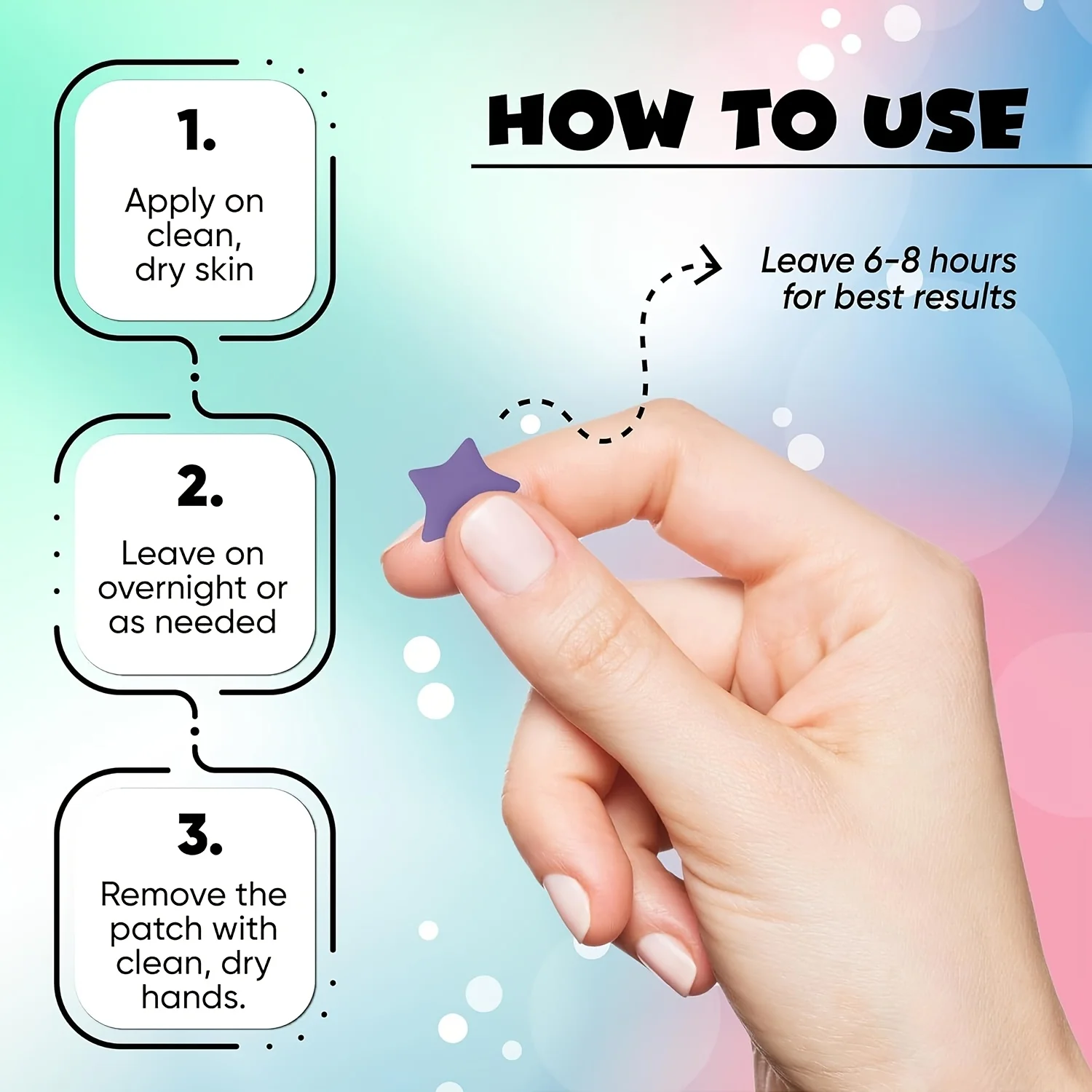 Hydrocolloid acne patch facial cleansing care essence, tool accessory, invisible and waterproof, suitable for all skin types image 6