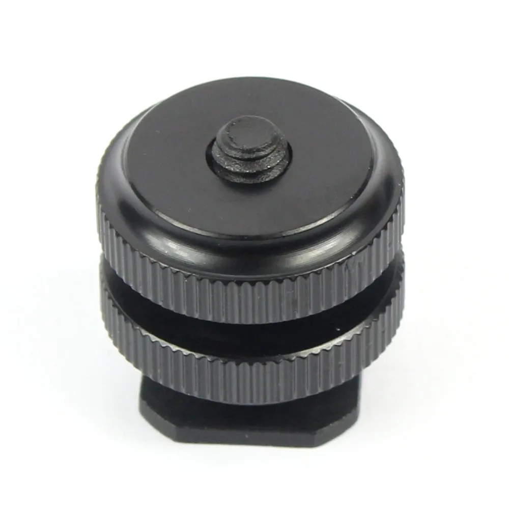 3/8 1/4 5/8 Single Dual Nut Stativplatte zum Blinken Kalter Blitzschuh-Schraubenadapter für GoPro 13 Insta360 X4 Light Stativ-Mikrofonhalter – Detail 36
