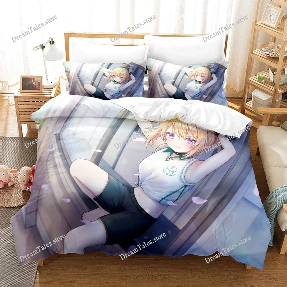 

Комплект постельного белья с 3D-принтом «Аниме-девушки: Работа Рюо никогда не завершается»: пододеяльник и наволочки (размеры Twin, Full, Queen, King)