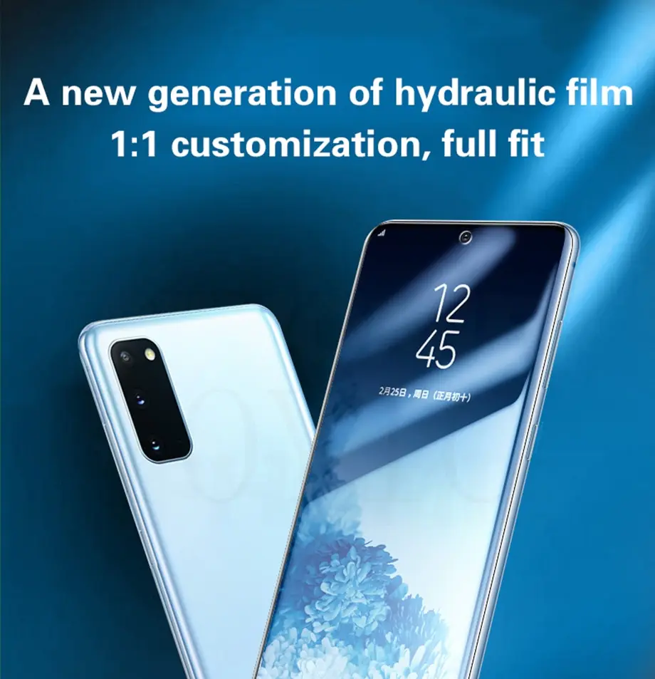 4Pcs Hydrogel Film Screen Protector For Samsung Galaxy S10 S20 S21 S22 Plus S23 Ultra FE Screen Protector For Note 20 8 9 10