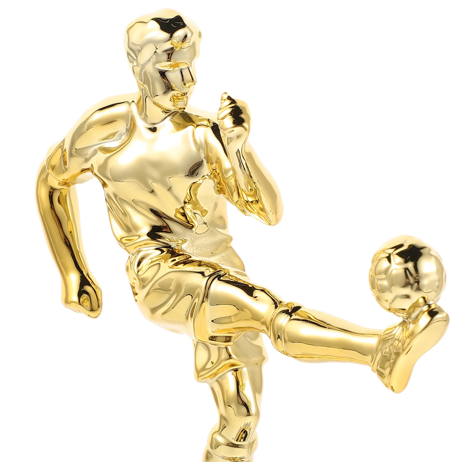 Золотой футбольный трофей, легкий пластик, маленькая футбольная награда, чемпионат на память, молодежная лига, награда за распознавание футбола