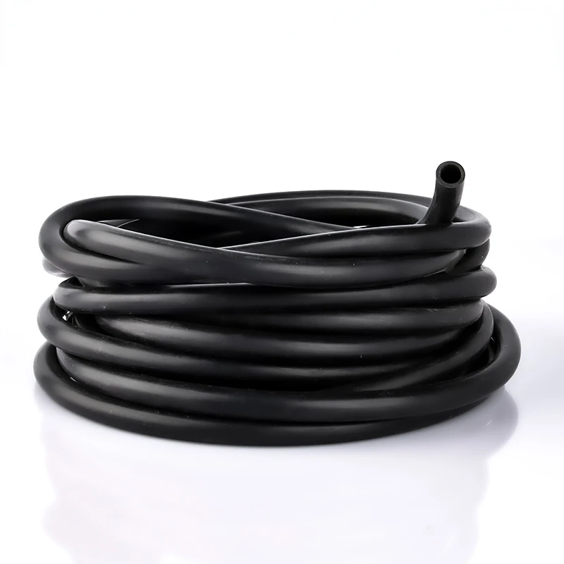 1M ID:2-12mm OD:4-16mm Viton Hose FKM FPM Viton Hose Oil Resistant Anticorrosion Acid and Alkali
