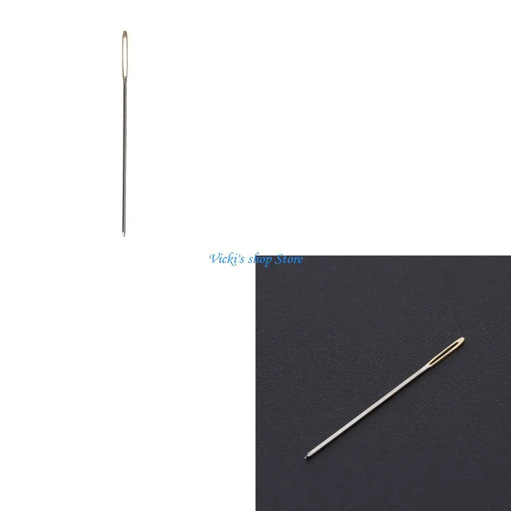 Large Eye Needle Metal Embroidery Needle for Adult Beginner Sewing