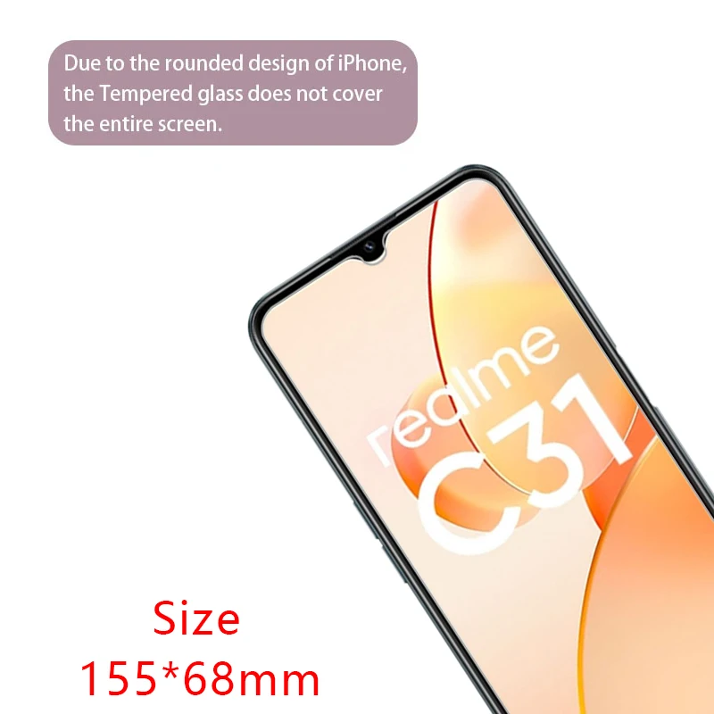 Realme C31用スマホケース 強化ガラス付き realmec31 c 31 31c バックカバー 360°保護 realmi real me mi reali relme reame ralme c31ケース