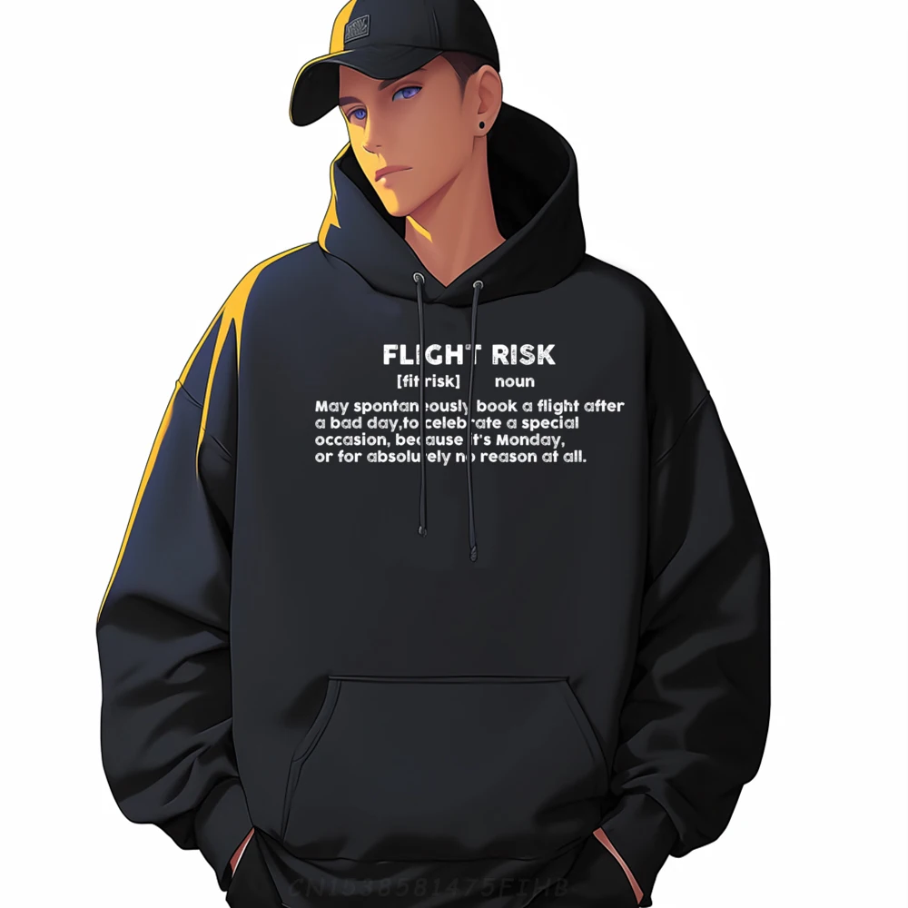 Flight Risk for Frequent Travelers Funny Travel Definition Graphic Tee ShirSweatshirts Illustration