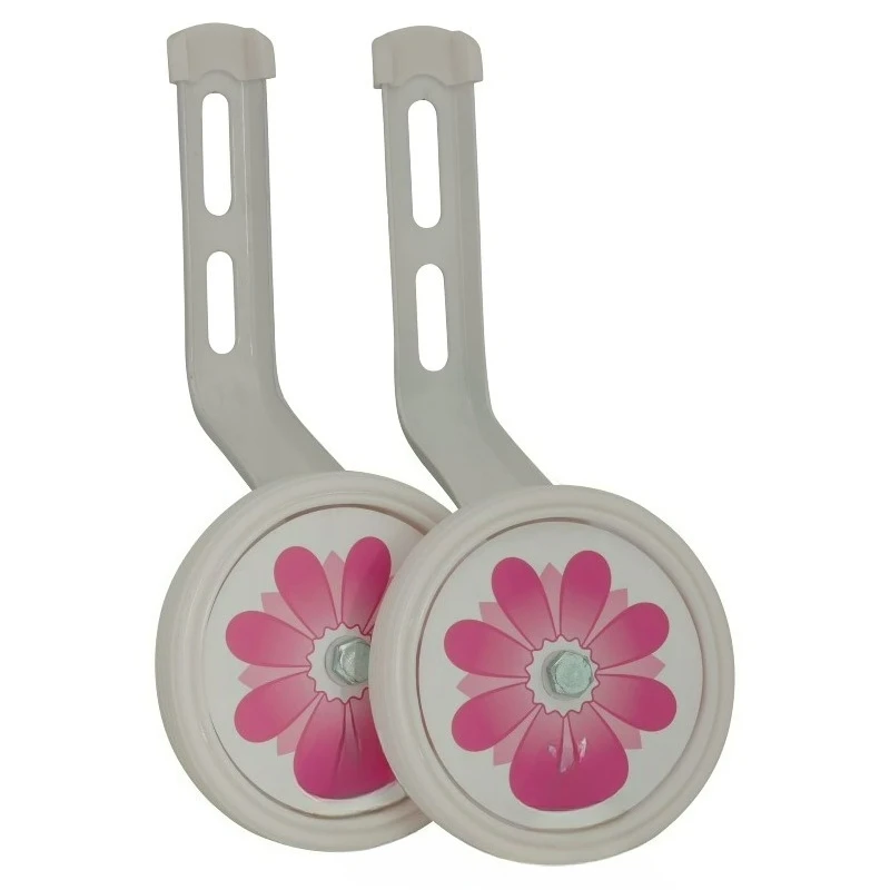 

Girl Pink/White Adjustable Bicycle Training Wheels