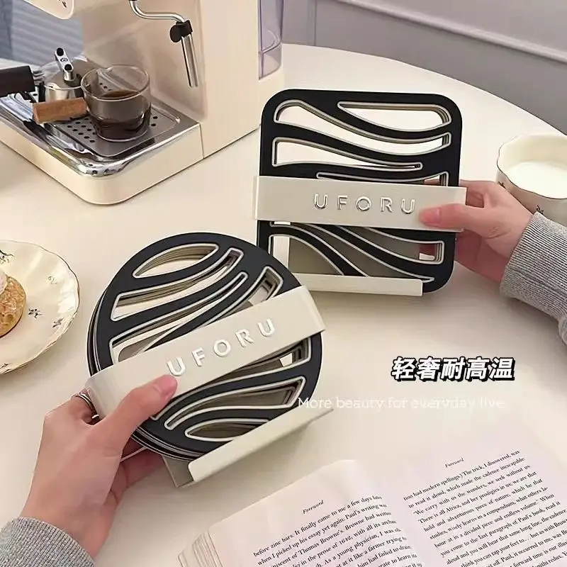 Anti-scalding placemat, heat insulation mat, dining table mat, high-end light luxury, waterproof and oil-proof leave-in coaster