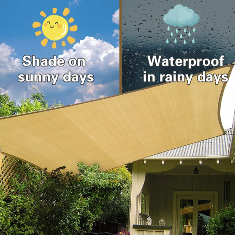 UVBlocking Sun Sail Enjoy Your Backyard Pool without Worrying About Harmful Rays