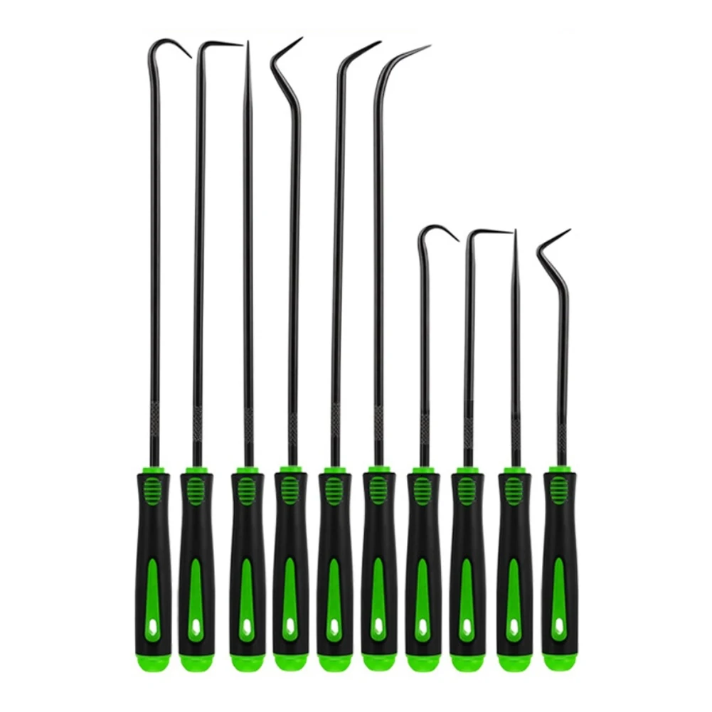 

Профессиональный съемник уплотнительных колец автомобильного сальника и набор отверток с крючком и 10 инструментами для обслуживания двигателя автомобиля