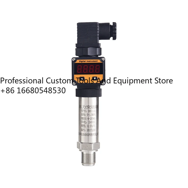 L3wDigital Display 4-20mA Pressure Transducer QD-131 0-10V Pressure Transmitter Pressure Sensor
