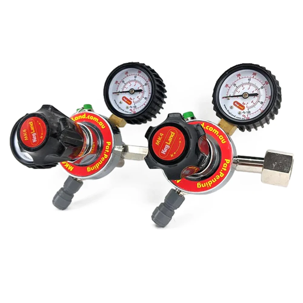 KegLand Dual Pressure MK4 Regulator- Type 30 CGA320
