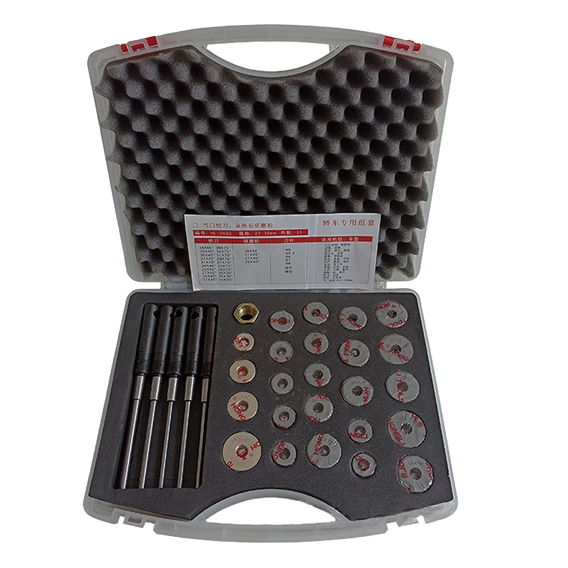 Automotive Valve Seat Reamer Kit Valve Seat Cutter Grinding Stone for Engine Valve Seat Repair