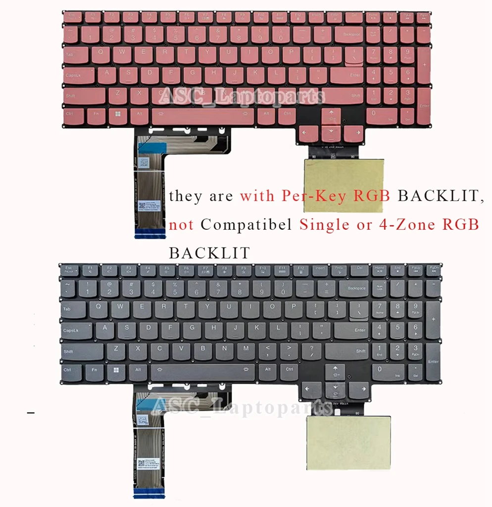 

New for LENOVO Y7000P R7000P AHP9 ARP9 2024 Legion 5 16IRX9 LOQ 15APH8 G5000 APH8 Y7000P IRH8 2023 Black withPer-Key RGB BACKLIT
